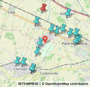 Mappa Via Piero Gobetti, 42025 Cavriago RE, Italia (2.19688)