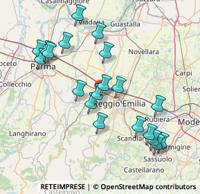 Mappa Via Piero Gobetti, 42025 Cavriago RE, Italia (15.8705)