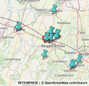 Mappa Via Piero Gobetti, 42025 Cavriago RE, Italia (12.4325)