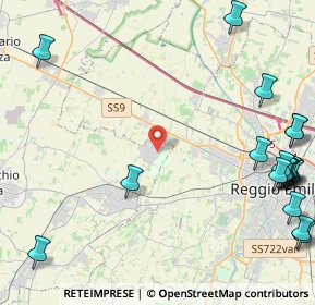 Mappa Via Piero Gobetti, 42025 Cavriago RE, Italia (6.695)