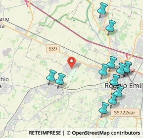 Mappa Via Piero Gobetti, 42025 Cavriago RE, Italia (5.03077)