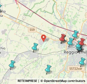 Mappa Via Piero Gobetti, 42025 Cavriago RE, Italia (5.95214)