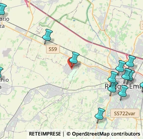 Mappa Via Piero Gobetti, 42025 Cavriago RE, Italia (6.08857)