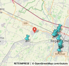 Mappa Via Piero Gobetti, 42025 Cavriago RE, Italia (5.41364)