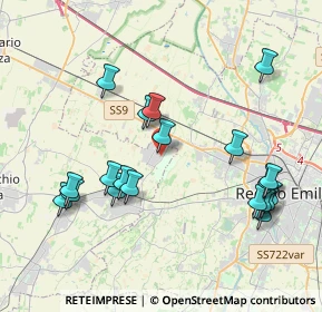 Mappa Via Piero Gobetti, 42025 Cavriago RE, Italia (4.2735)