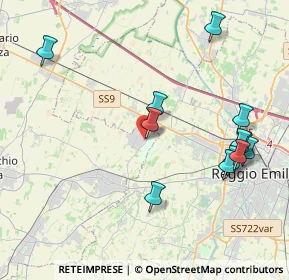 Mappa Via Piero Gobetti, 42025 Cavriago RE, Italia (4.4975)