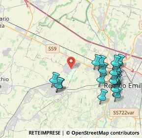 Mappa Via Piero Gobetti, 42025 Cavriago RE, Italia (4.34222)