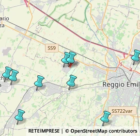 Mappa Via Piero Gobetti, 42025 Cavriago RE, Italia (5.90083)