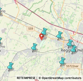 Mappa Via Piero Gobetti, 42025 Cavriago RE, Italia (6.28727)