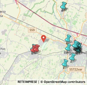 Mappa Via Piero Gobetti, 42025 Cavriago RE, Italia (5.38316)