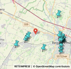 Mappa Via Piero Gobetti, 42025 Cavriago RE, Italia (5.343)