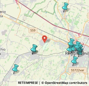 Mappa Via Piero Gobetti, 42025 Cavriago RE, Italia (5.42917)