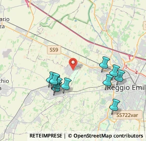 Mappa Via Piero Gobetti, 42025 Cavriago RE, Italia (3.77182)