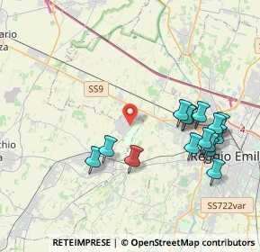 Mappa Via Piero Gobetti, 42025 Cavriago RE, Italia (4.20733)