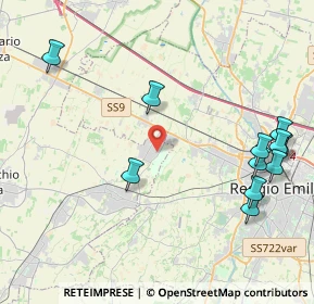 Mappa Via Piero Gobetti, 42025 Cavriago RE, Italia (5.09818)