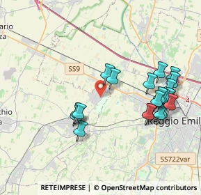 Mappa Via Piero Gobetti, 42025 Cavriago RE, Italia (4.0475)