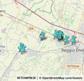 Mappa Via Piero Gobetti, 42025 Cavriago RE, Italia (3.39364)