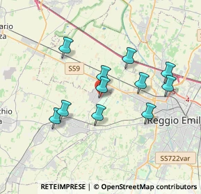 Mappa Via Piero Gobetti, 42025 Cavriago RE, Italia (3.25091)