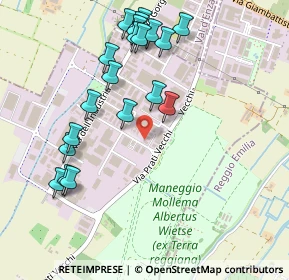 Mappa Via Piero Gobetti, 42025 Cavriago RE, Italia (0.539)