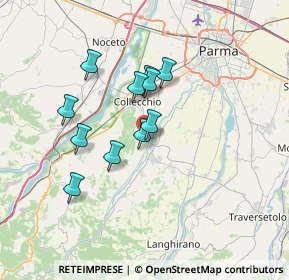 Mappa 43038 Sala Baganza PR, Italia (5.65727)