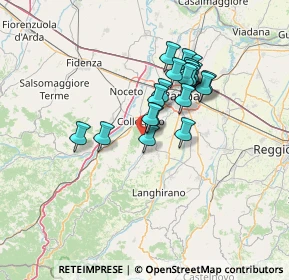 Mappa 43038 Sala Baganza PR, Italia (10.737)