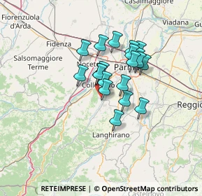 Mappa 43038 Sala Baganza PR, Italia (9.7885)