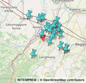 Mappa 43038 Sala Baganza PR, Italia (11.3325)