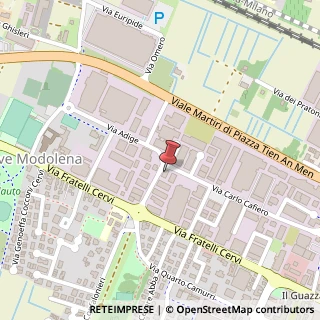 Mappa Via Carlo Cafiero, 7, 42124 Cavriago, Reggio nell'Emilia (Emilia Romagna)