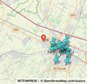 Mappa Via Adige, 42124 Reggio nell'Emilia RE, Italia (3.70429)