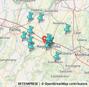 Mappa Via Adige, 42124 Reggio nell'Emilia RE, Italia (10.8225)