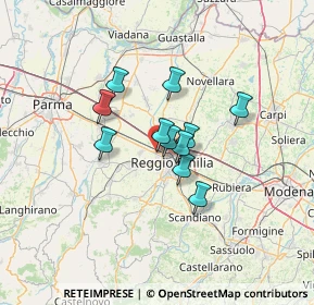 Mappa Via Adige, 42124 Reggio nell'Emilia RE, Italia (9.02545)