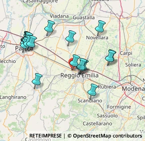 Mappa Via Adige, 42124 Reggio nell'Emilia RE, Italia (16.2865)