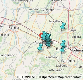 Mappa Via Adige, 42124 Reggio nell'Emilia RE, Italia (7.765)