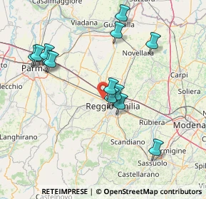 Mappa Via Adige, 42124 Reggio nell'Emilia RE, Italia (15.67692)