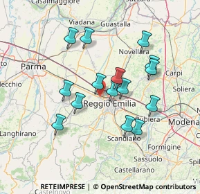 Mappa Via Adige, 42124 Reggio nell'Emilia RE, Italia (12.698)