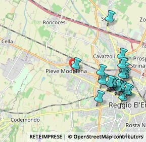 Mappa Via Adige, 42124 Reggio nell'Emilia RE, Italia (2.415)