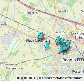 Mappa Via Adige, 42124 Reggio nell'Emilia RE, Italia (1.74077)