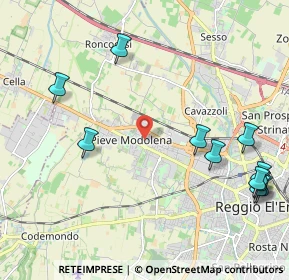 Mappa Via Adige, 42124 Reggio nell'Emilia RE, Italia (2.70182)