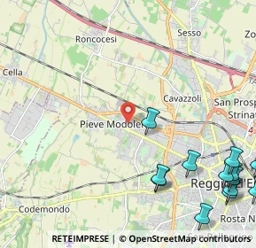 Mappa Via Adige, 42124 Reggio nell'Emilia RE, Italia (3.27462)