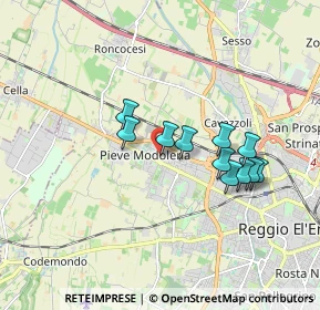 Mappa Via Adige, 42124 Reggio nell'Emilia RE, Italia (1.48)