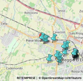 Mappa Via Adige, 42124 Reggio nell'Emilia RE, Italia (2.5115)