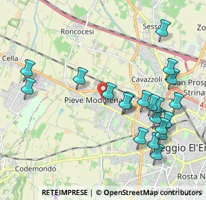 Mappa Via Adige, 42124 Reggio nell'Emilia RE, Italia (2.198)