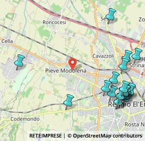 Mappa Via Adige, 42124 Reggio nell'Emilia RE, Italia (2.975)