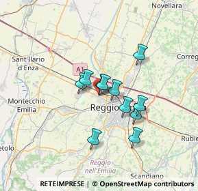 Mappa Via Adige, 42124 Reggio nell'Emilia RE, Italia (4.90182)