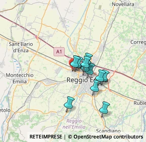 Mappa Via Adige, 42124 Reggio nell'Emilia RE, Italia (4.71909)