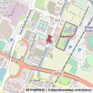 Mappa Via Antonio Gramsci,  52, 42100 Reggio nell'Emilia, Reggio nell'Emilia (Emilia Romagna)
