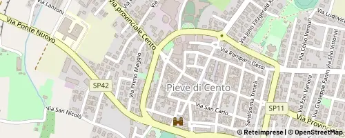 Mappa Pieve di Cento