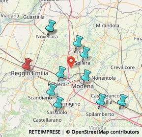 Mappa Via Lama, 41011 Campogalliano MO, Italia (15.93091)