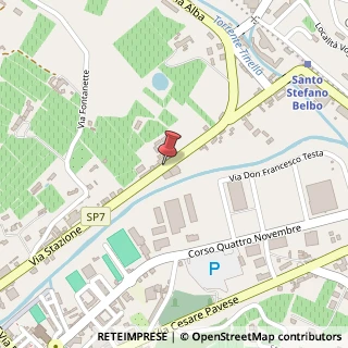 Mappa Via Stazione, 35, 12058 Santo Stefano Belbo, Cuneo (Piemonte)