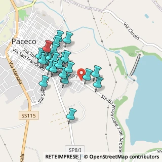 Mappa Via Sapone, 91027 Paceco TP, Italia (0.456)